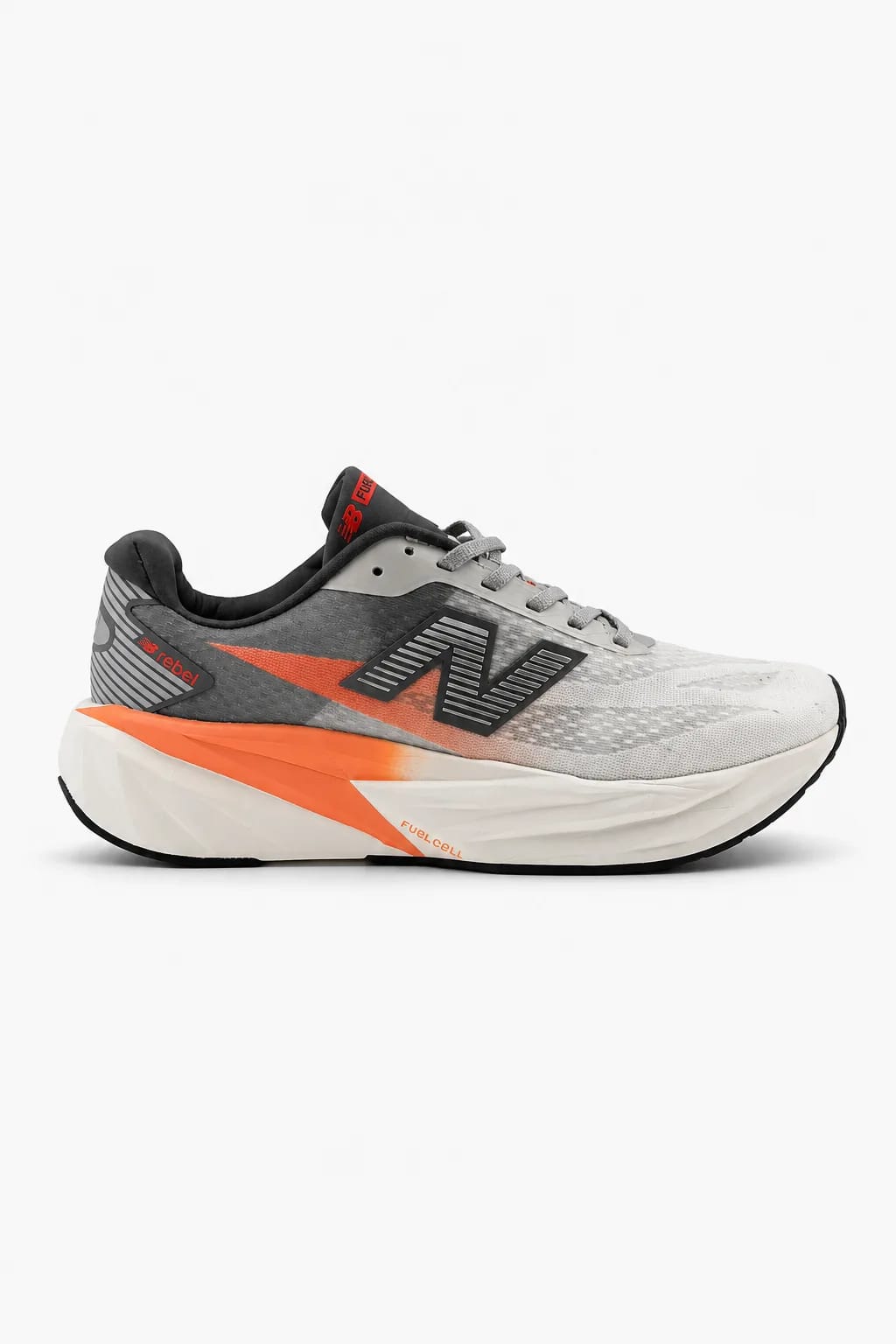 Grey and Orange FuelCell Running Shoe